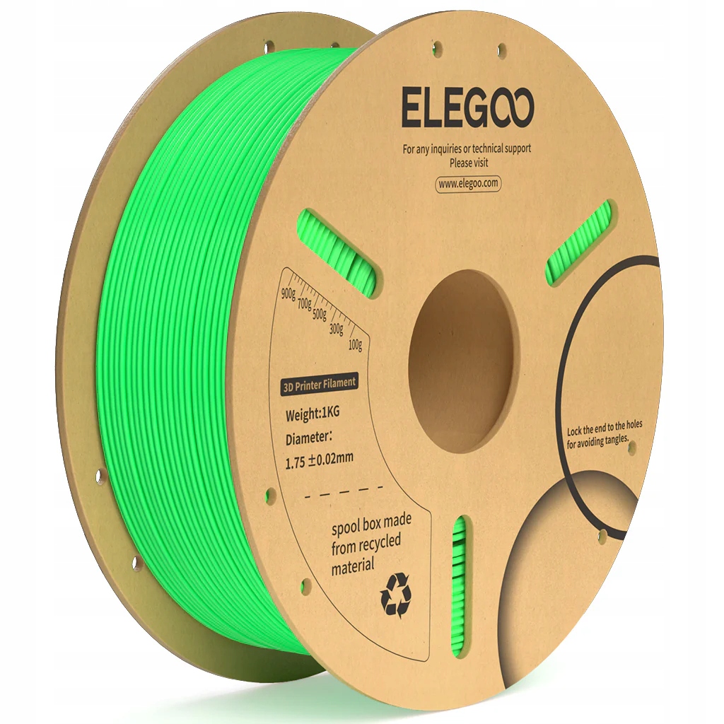 Filament Elegoo PLA Plus Zielony (GREEN)