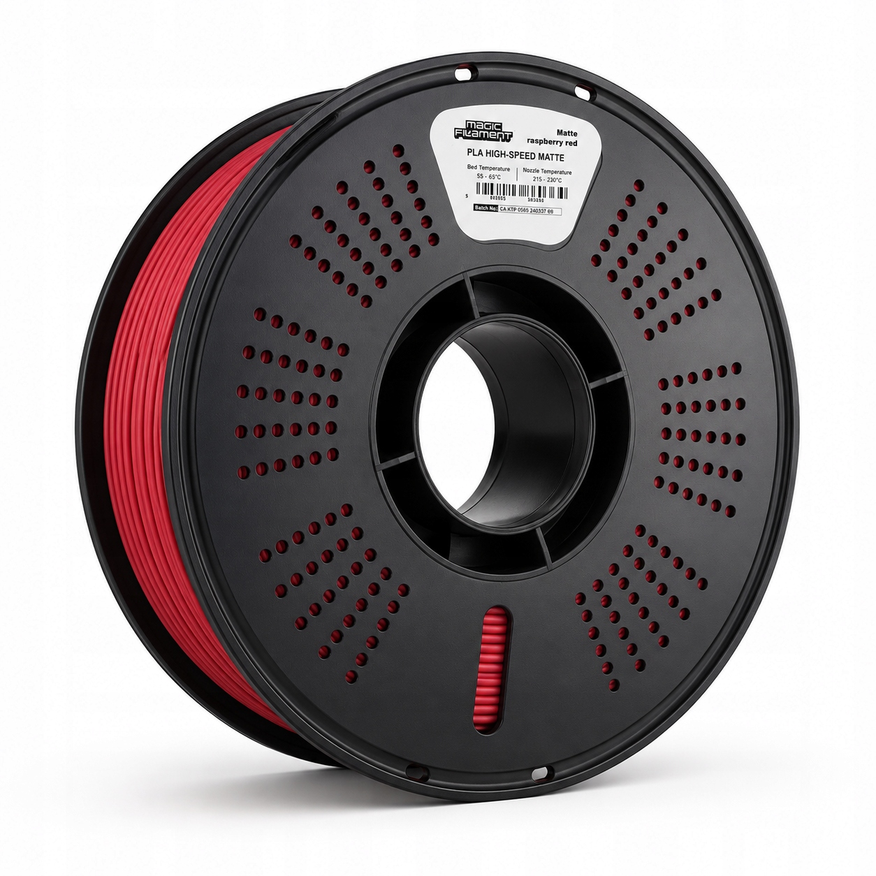 Filament Magic Filament PLA High-Speed Czerwony Matowy (RED MATTE)