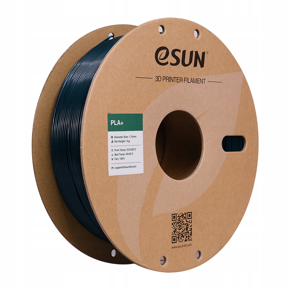 Filament eSUN PLA Plus High-Speed Zielony Brokatowy/Mieniący (GREEN GLITTER)