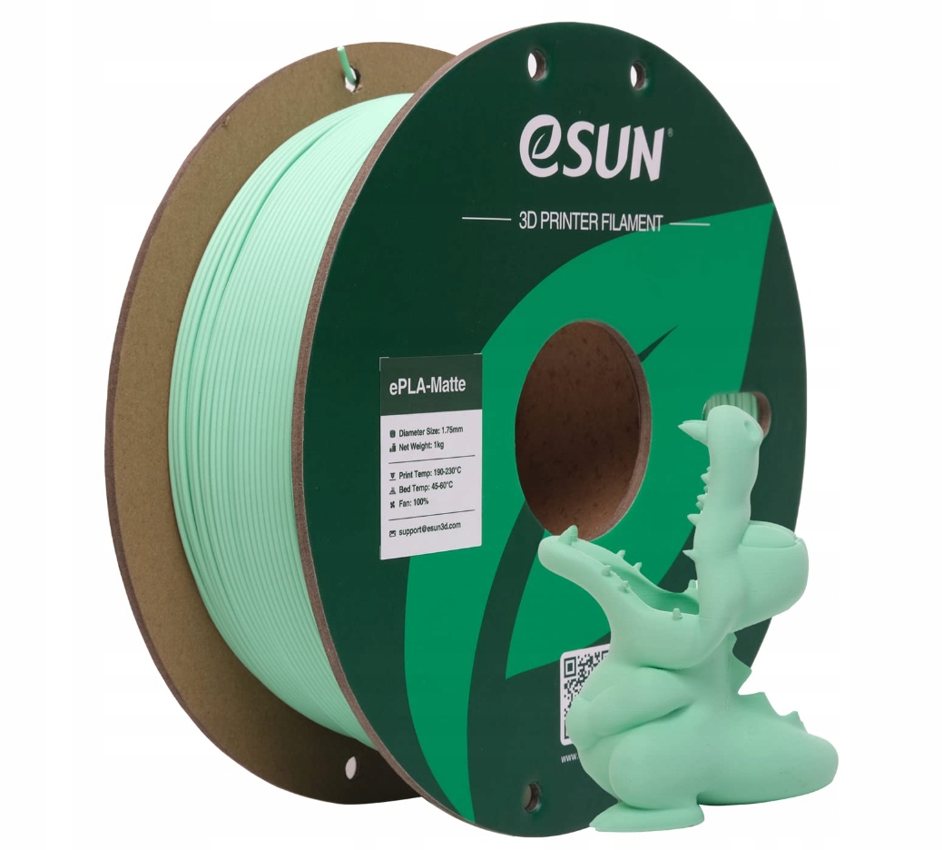 Filament eSUN PLA Zielony Matowy (GREEN MATTE)
