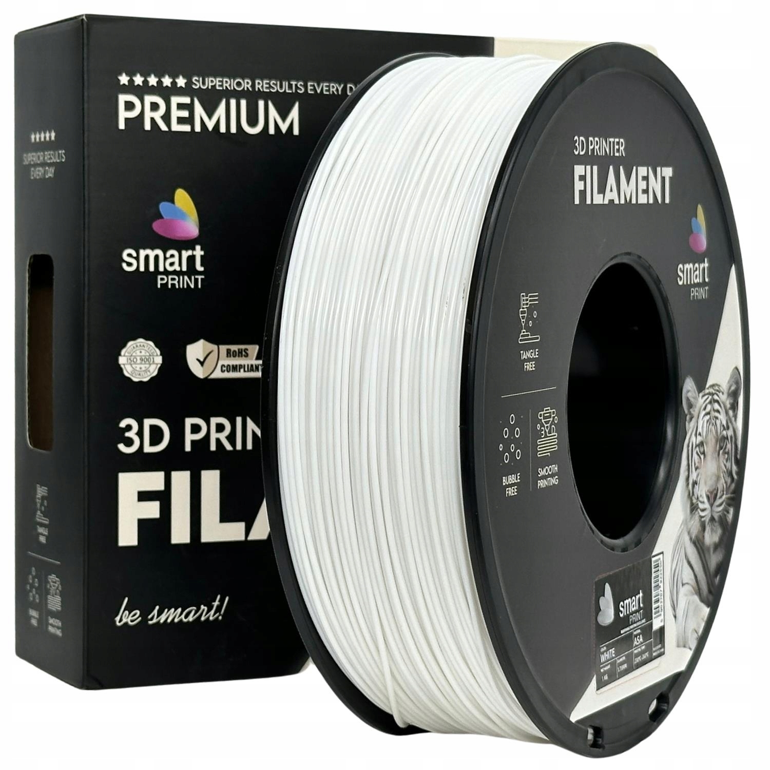 Filament Smart Print ASA Biały (WHITE)