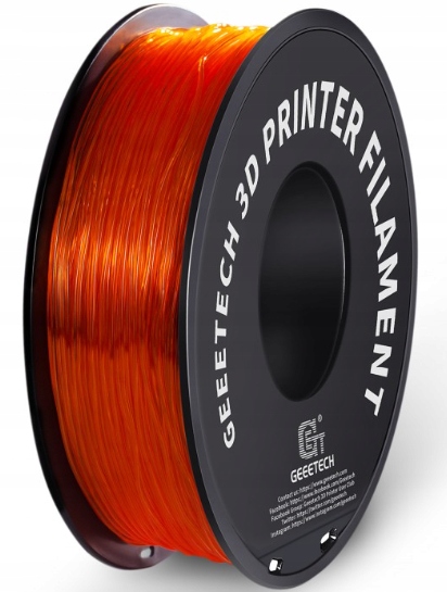 Filament GEEETECH TPU Pomarańczowy Przezroczysty (ORANGE TRANSPARENT)