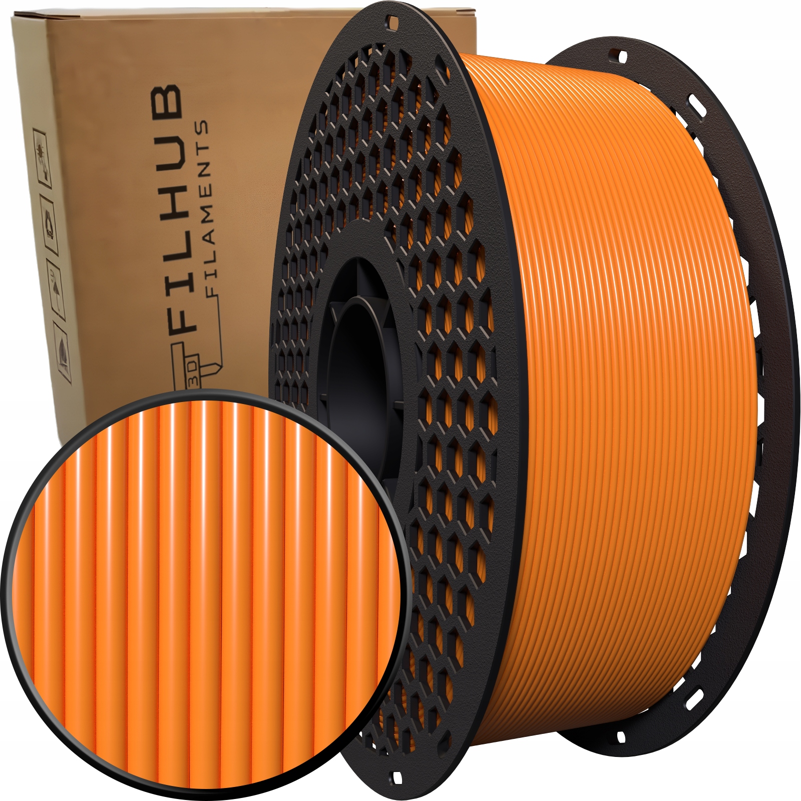 Filament FilHub PETG Pomarańczowy (ORANGE)