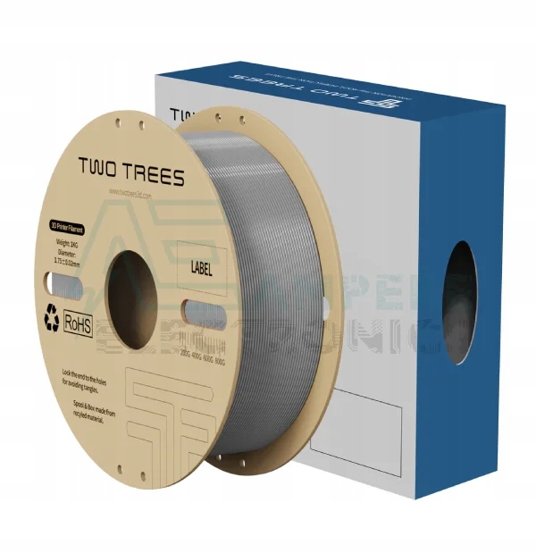 Filament TwoTrees PLA High-Speed Szary (GRAY)