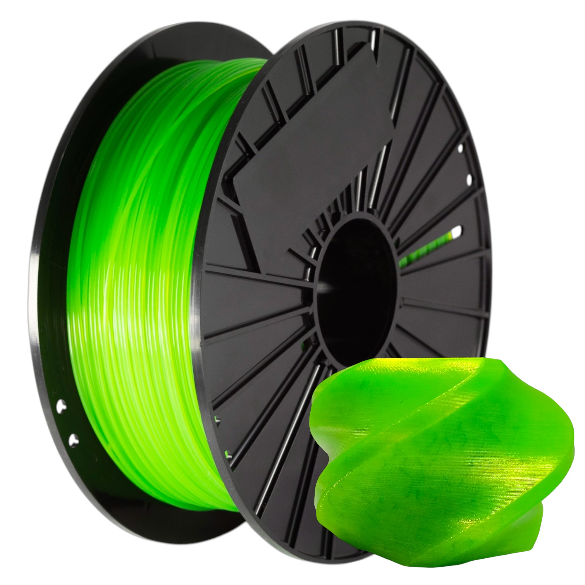 Filament F3D TPU Zielony Przezroczysty (GREEN TRANSPARENT)