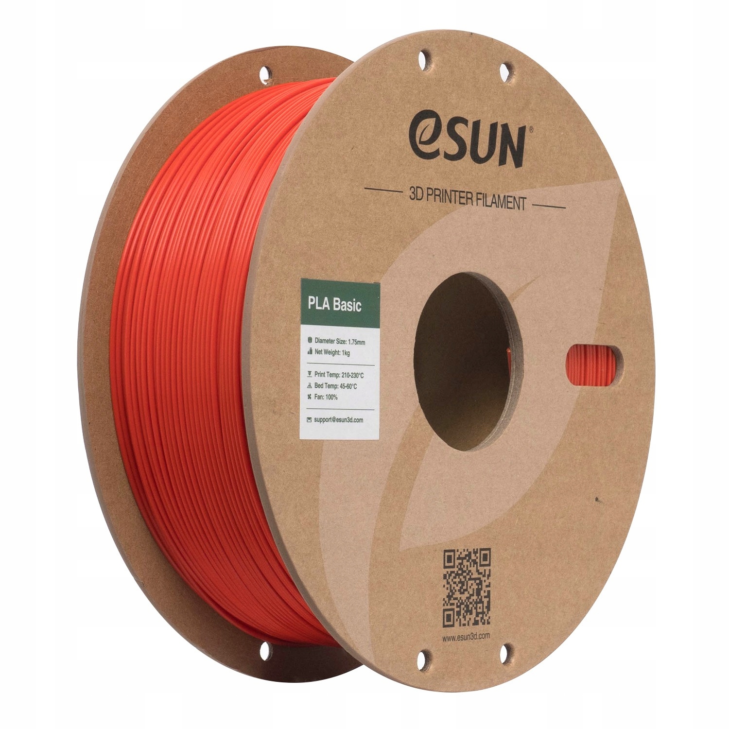 Filament eSUN PLA Czerwony (RED)