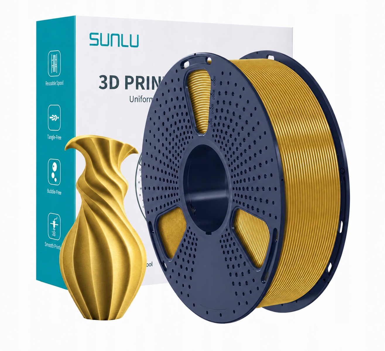 Filament SUNLU PLA Złoty (GOLD)