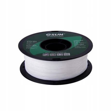 Filament eSUN TPU Biały Przezroczysty (WHITE TRANSPARENT)