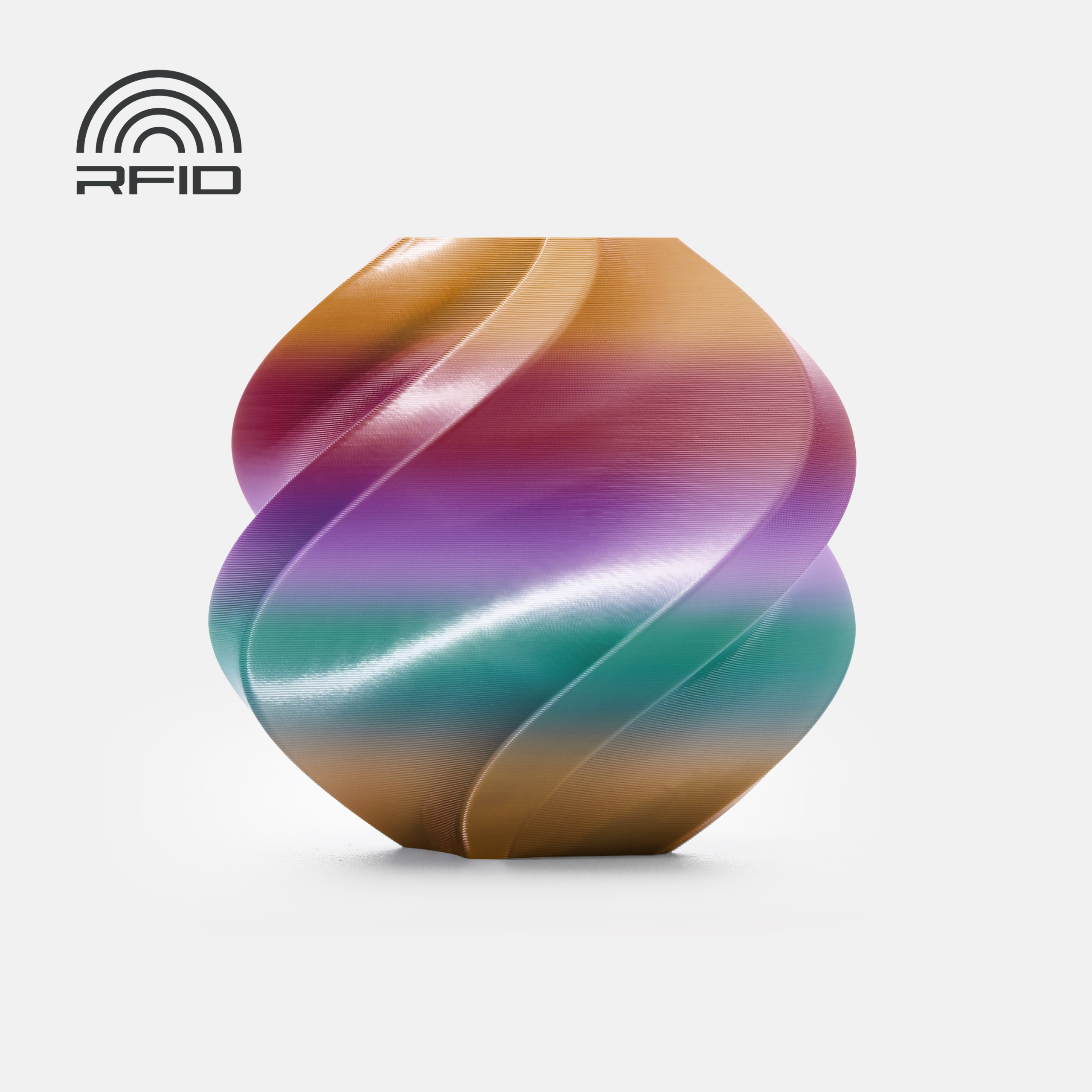 Filament Bambu Lab PLA High-Speed  Tęczowy Jedwabny (RAINBOW SILK)