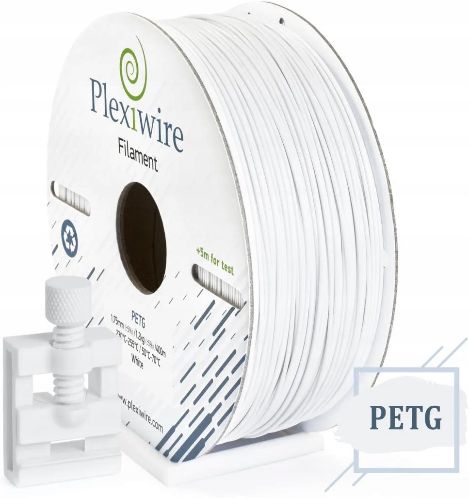 Filament Plexiwire PETG Biały (WHITE)