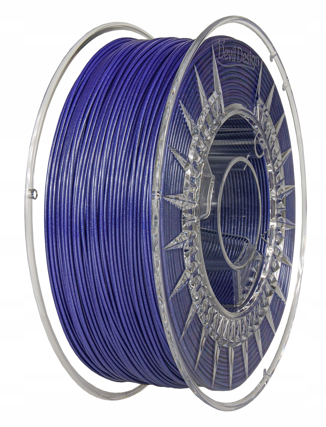 Filament DEVIL DESIGN PETG Fioletowy Brokatowy/Mieniący (PURPLE GLITTER)