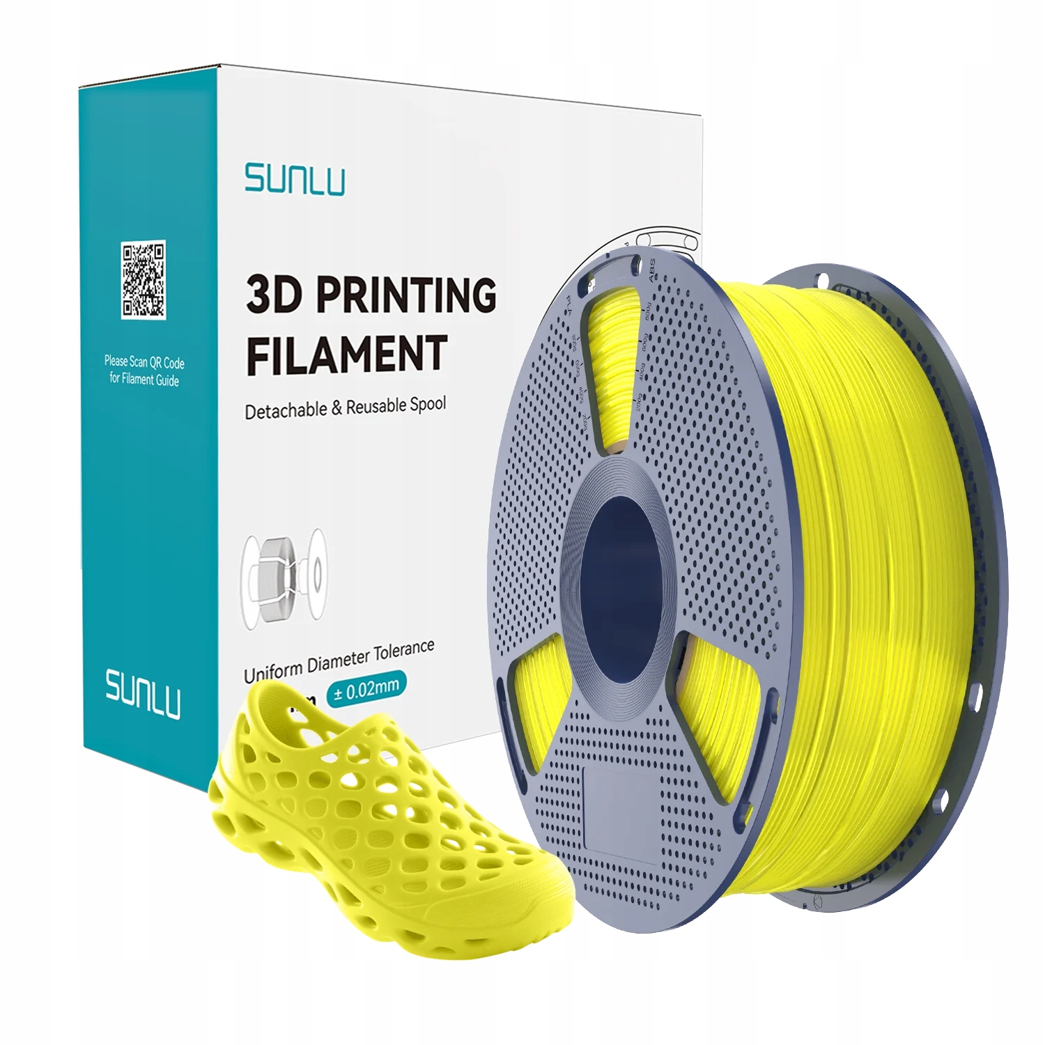 Filament SUNLU TPU Żółty (YELLOW)