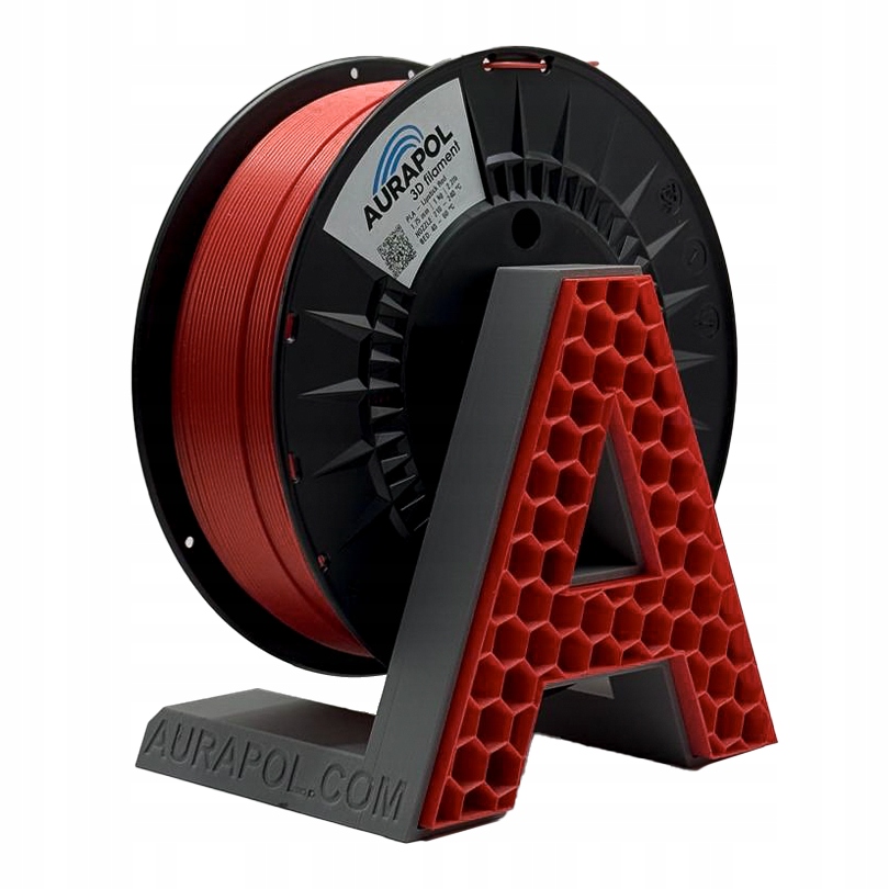 Filament Aurapol PLA Czerwony (RED)