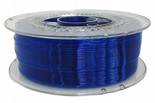 Filament null PETG Niebieski Przezroczysty (BLUE TRANSPARENT)