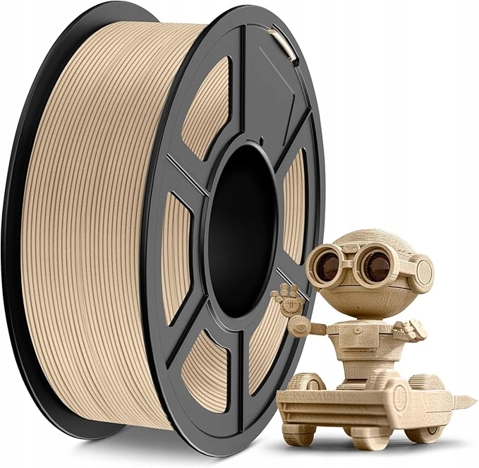 Filament TECBEARS PLA Brązowy Drewniany (BROWN WOOD)