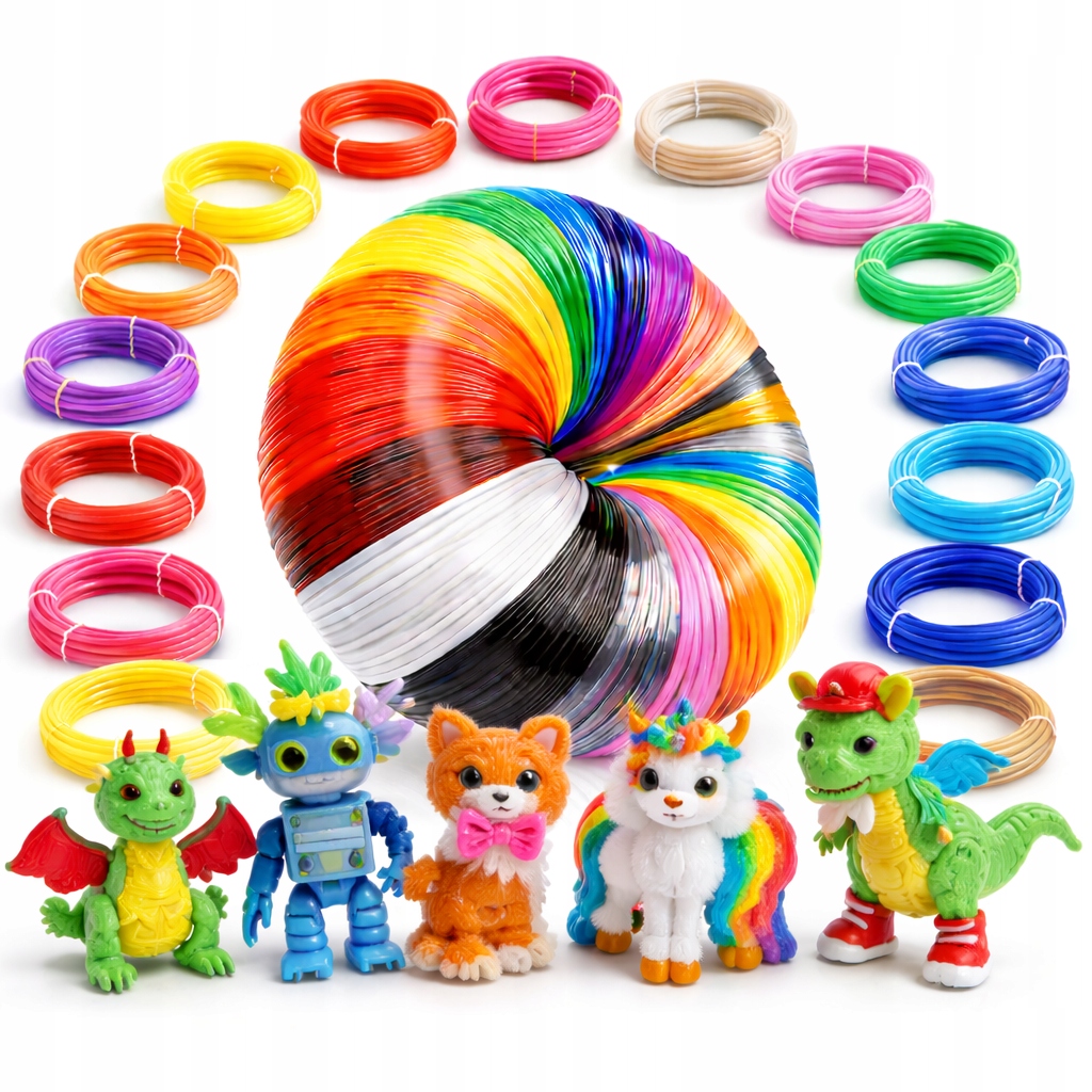 Filament null PLA  Tęczowy (RAINBOW)