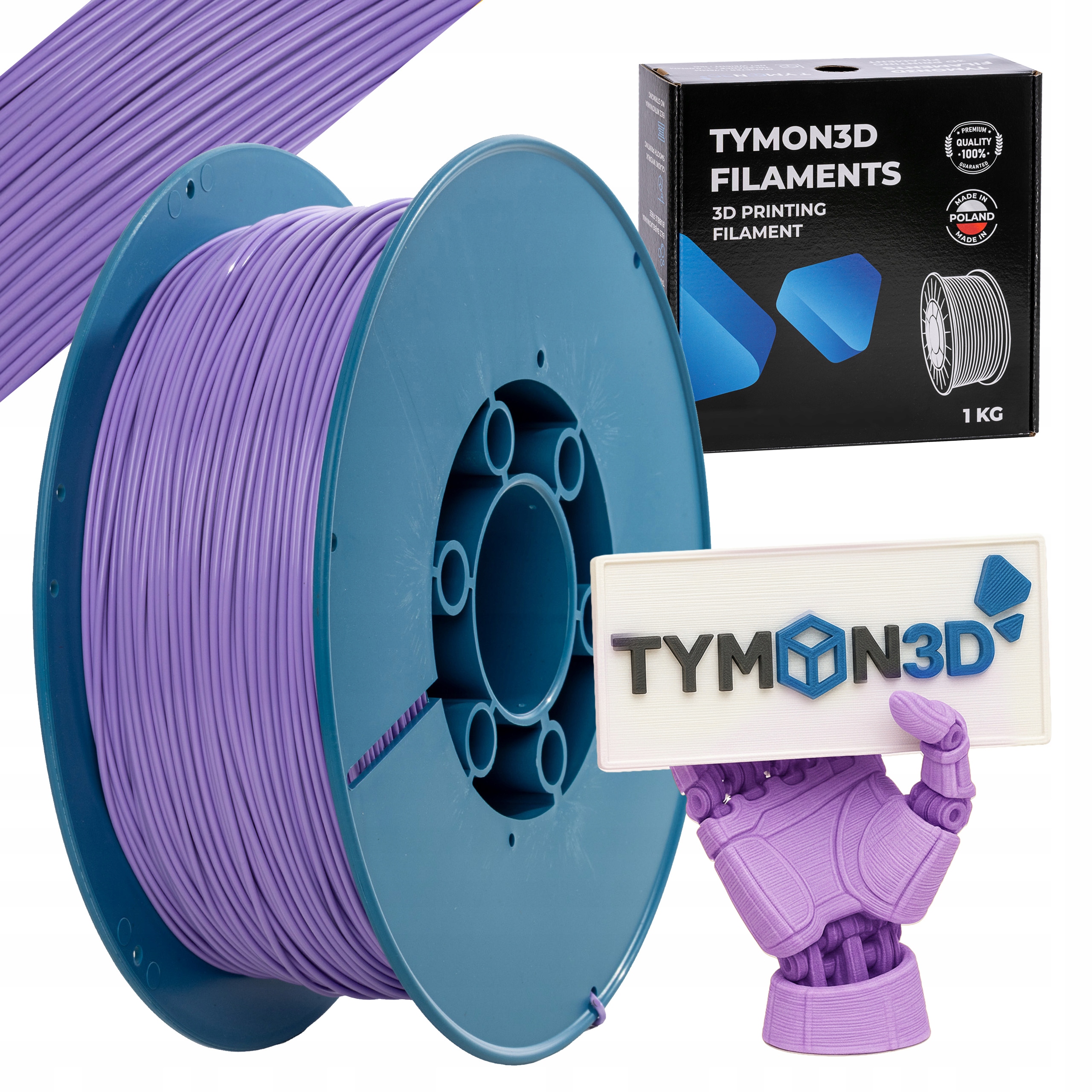 Filament Tymon3d PLA Fioletowy (PURPLE)