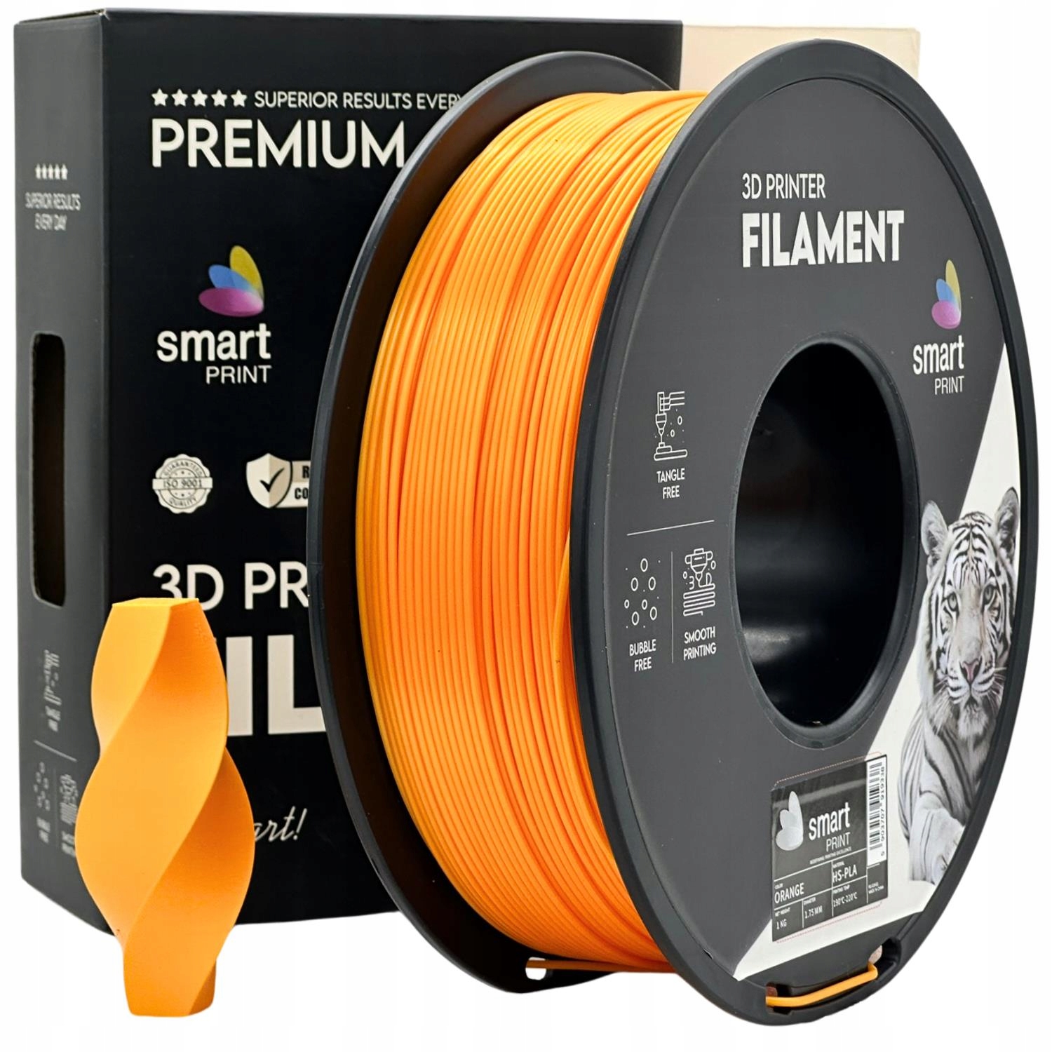 Filament Smart Print PLA High-Speed Pomarańczowy (ORANGE)