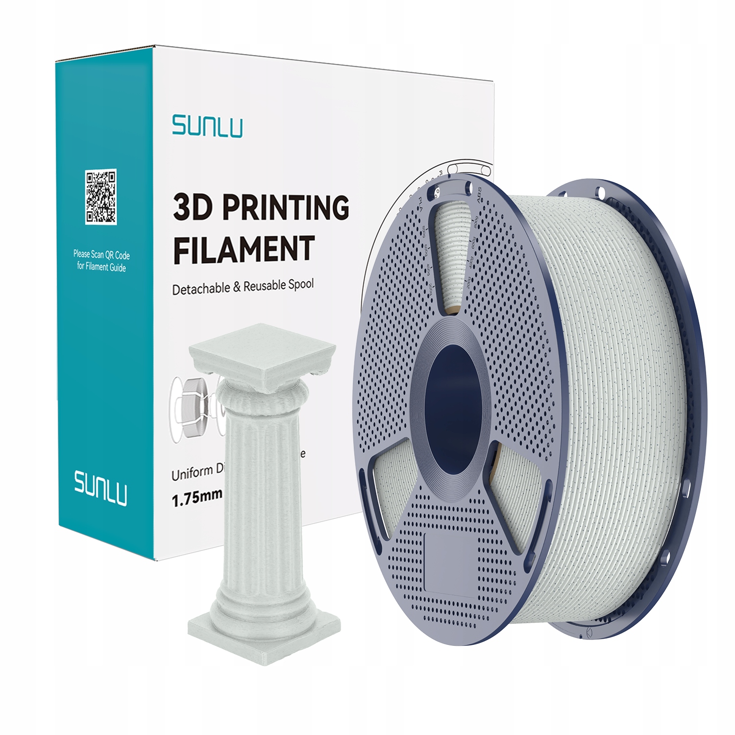 Filament SUNLU PLA High-Speed Zielony Teksturowany (GREEN TEXTURED)