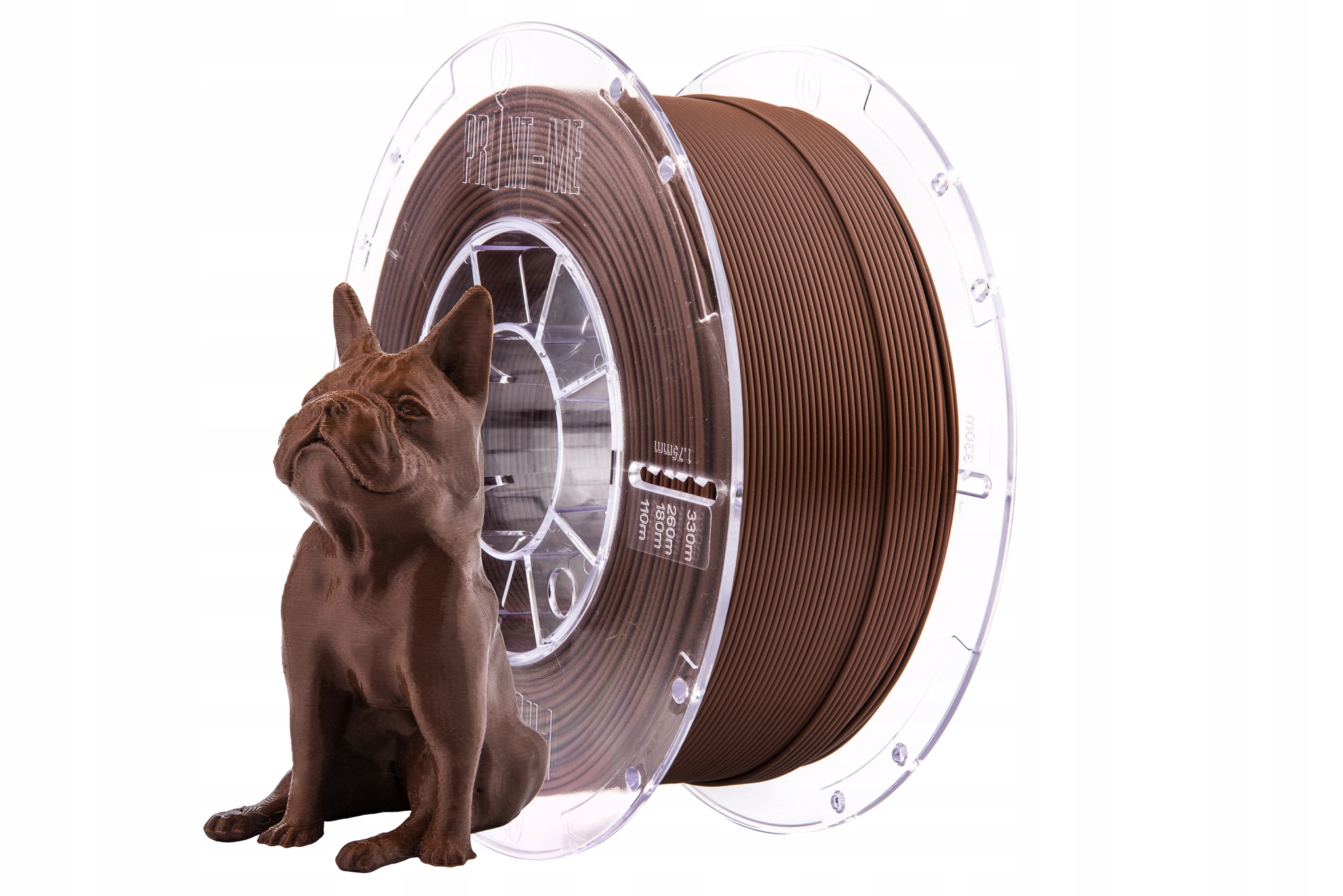 Filament Print me PLA Brązowy (BROWN)