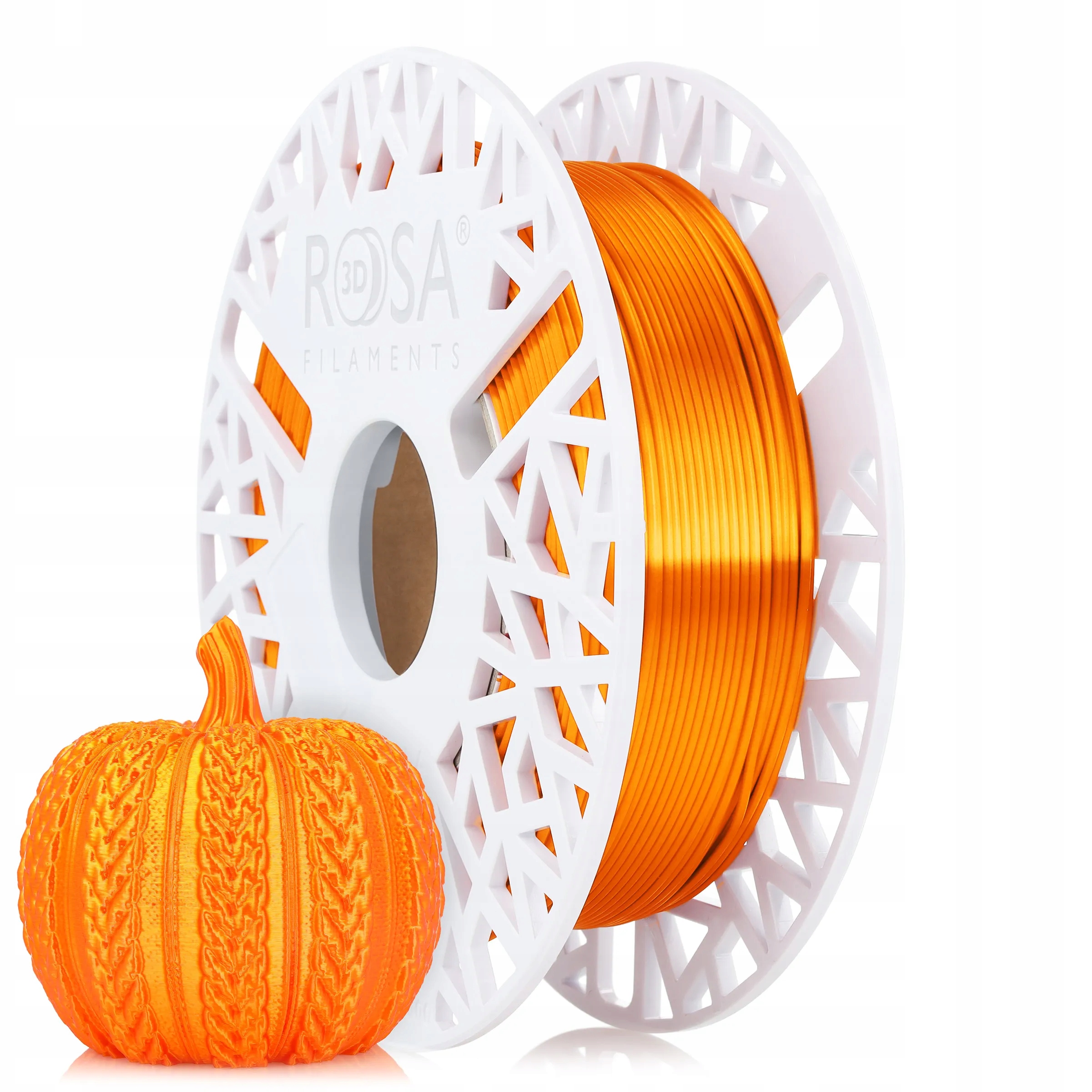 Filament ROSA 3D PLA Pomarańczowy Jedwabny (ORANGE SILK)