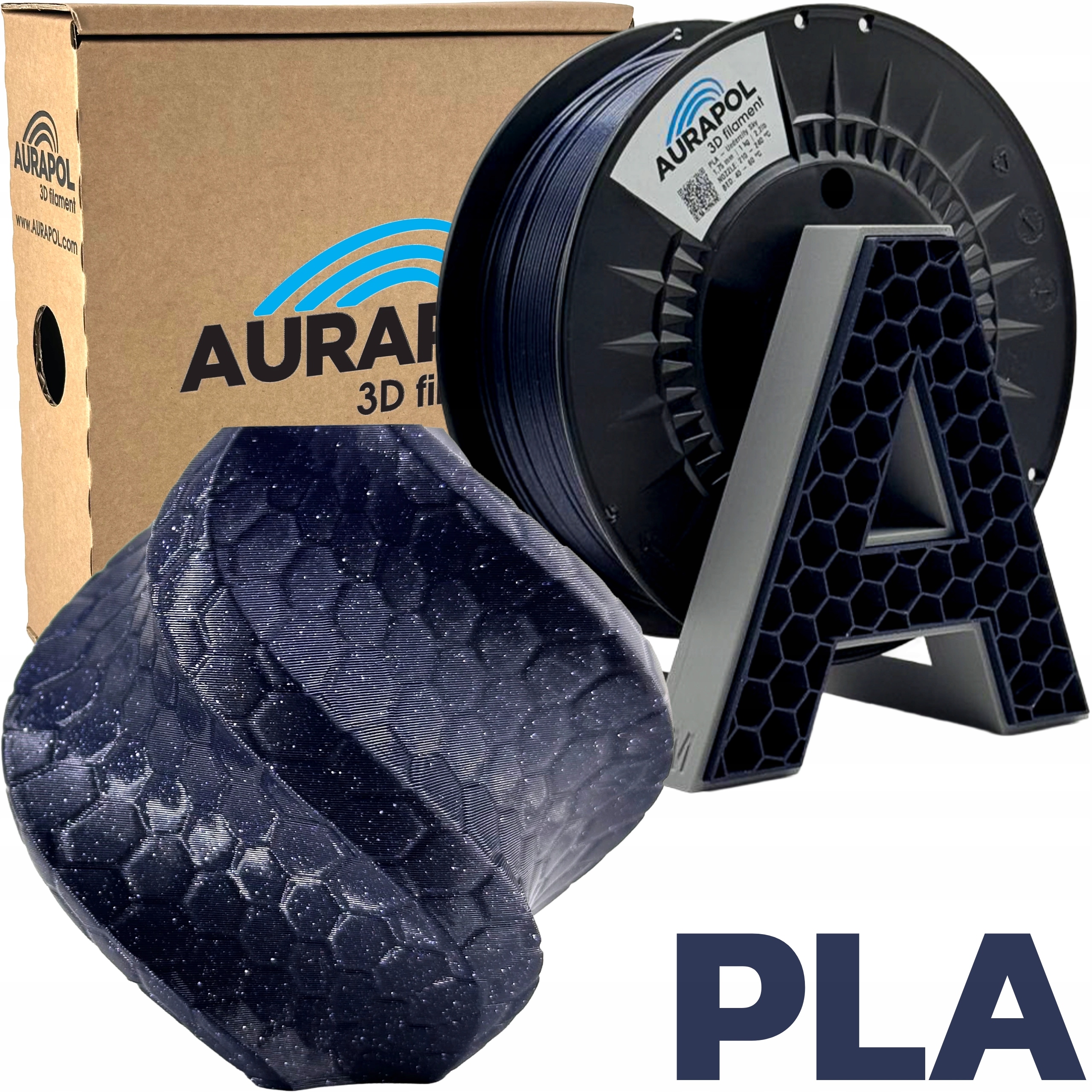 Filament Aurapol PLA Fioletowy (PURPLE)