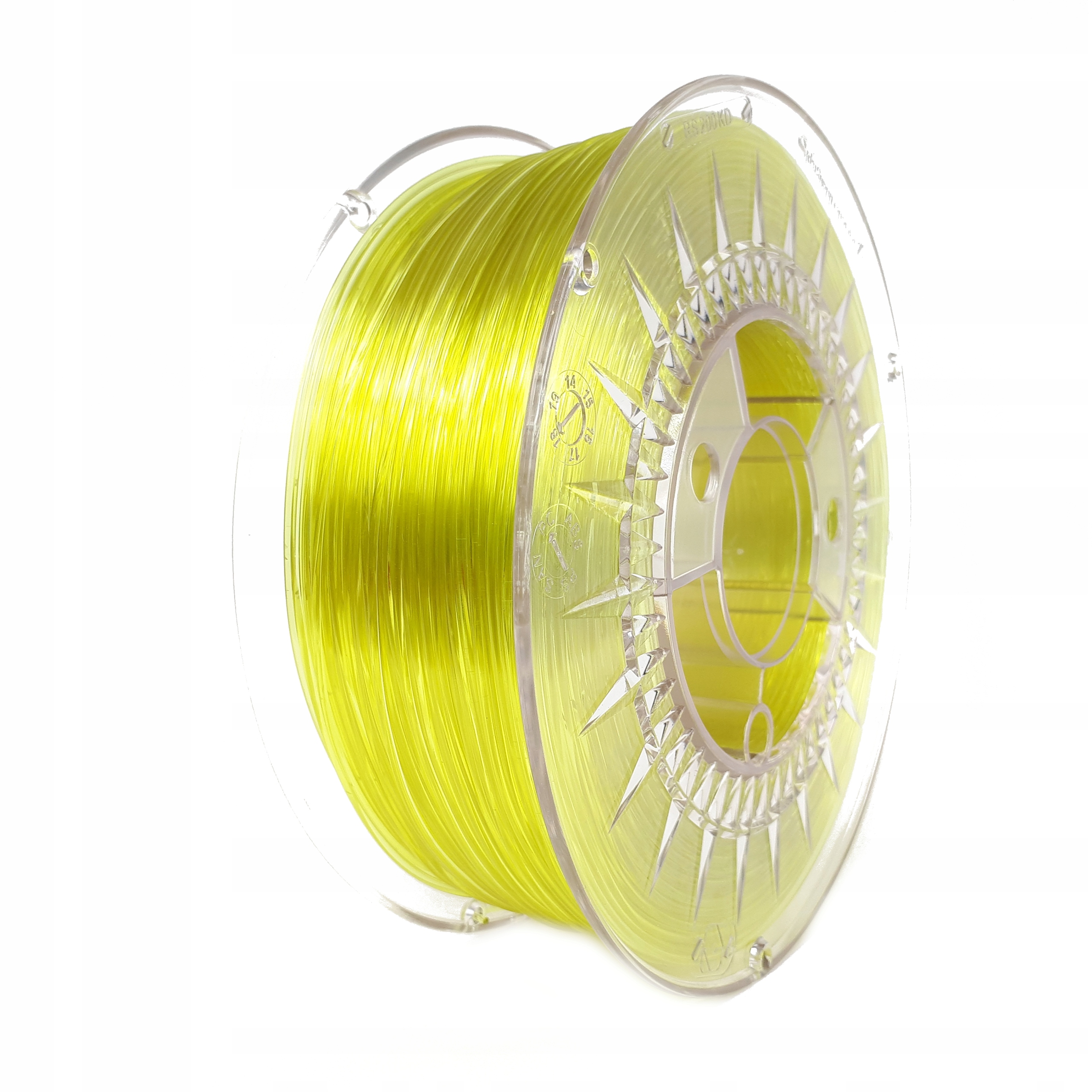 Filament DEVIL DESIGN PETG Żółty Przezroczysty (YELLOW TRANSPARENT)
