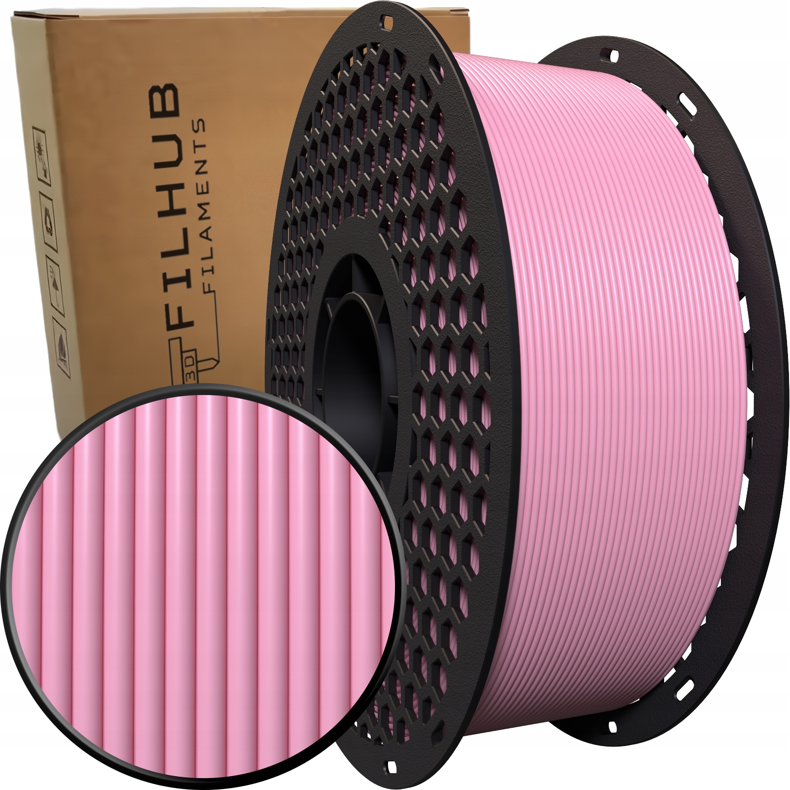Filament FilHub PLA Czarny (BLACK)