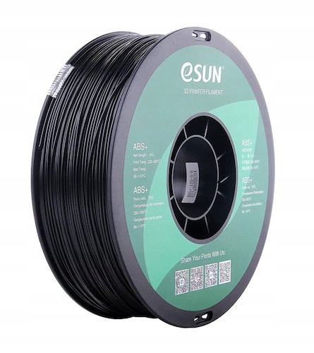 Filament eSUN ABS Czarny (BLACK)