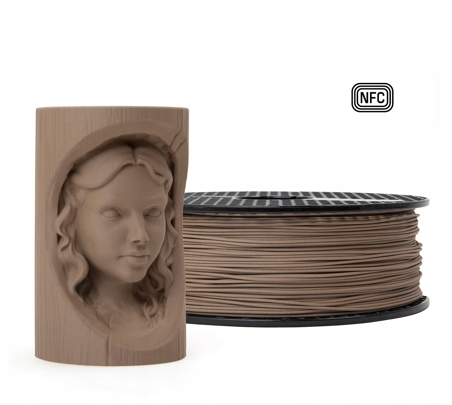 Filament Prusa NYLON (PA) Brązowy Drewniany (BROWN WOOD)