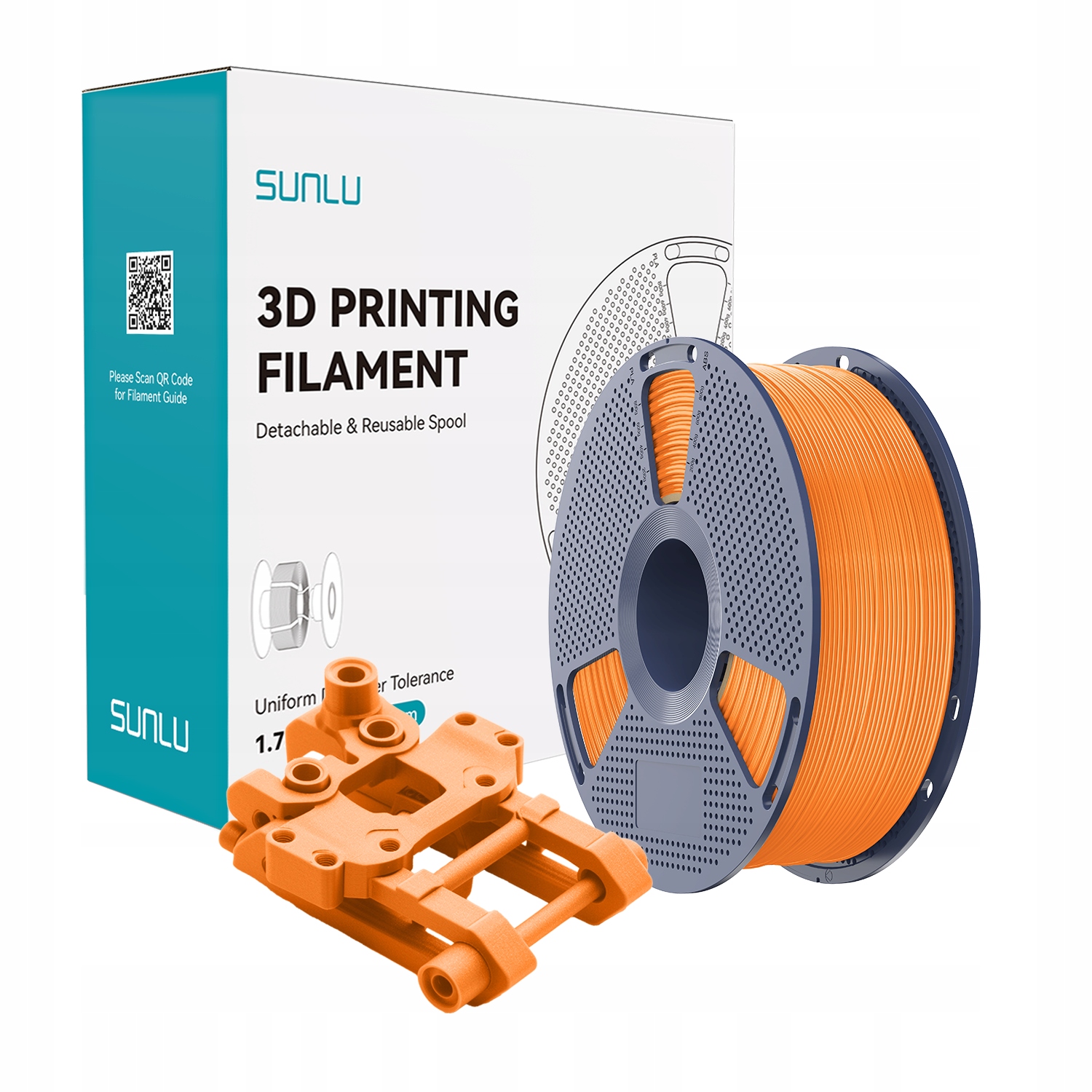 Filament SUNLU ABS Pomarańczowy (ORANGE)