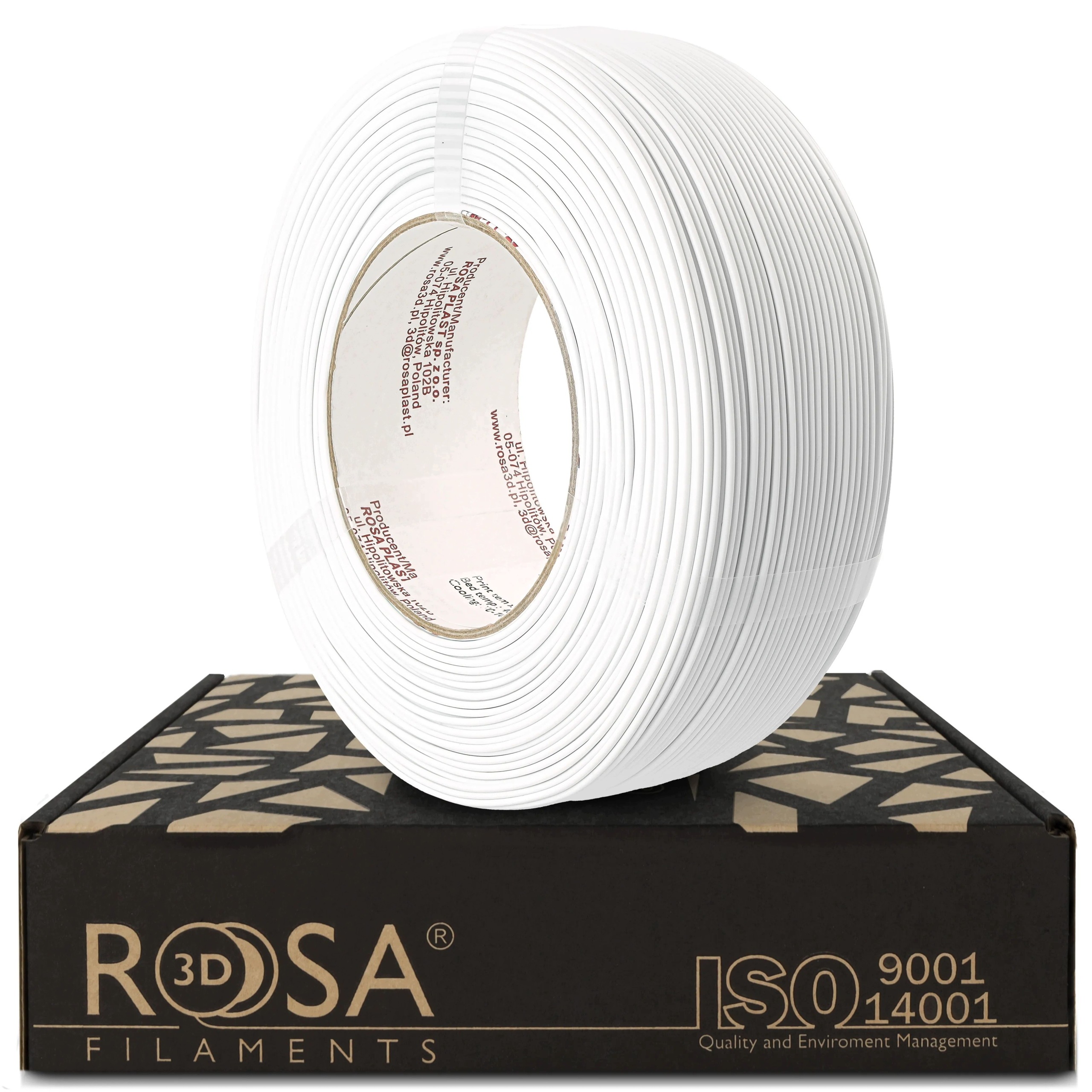 Filament ROSA 3D ABS Plus Biały Matowy (WHITE MATTE)
