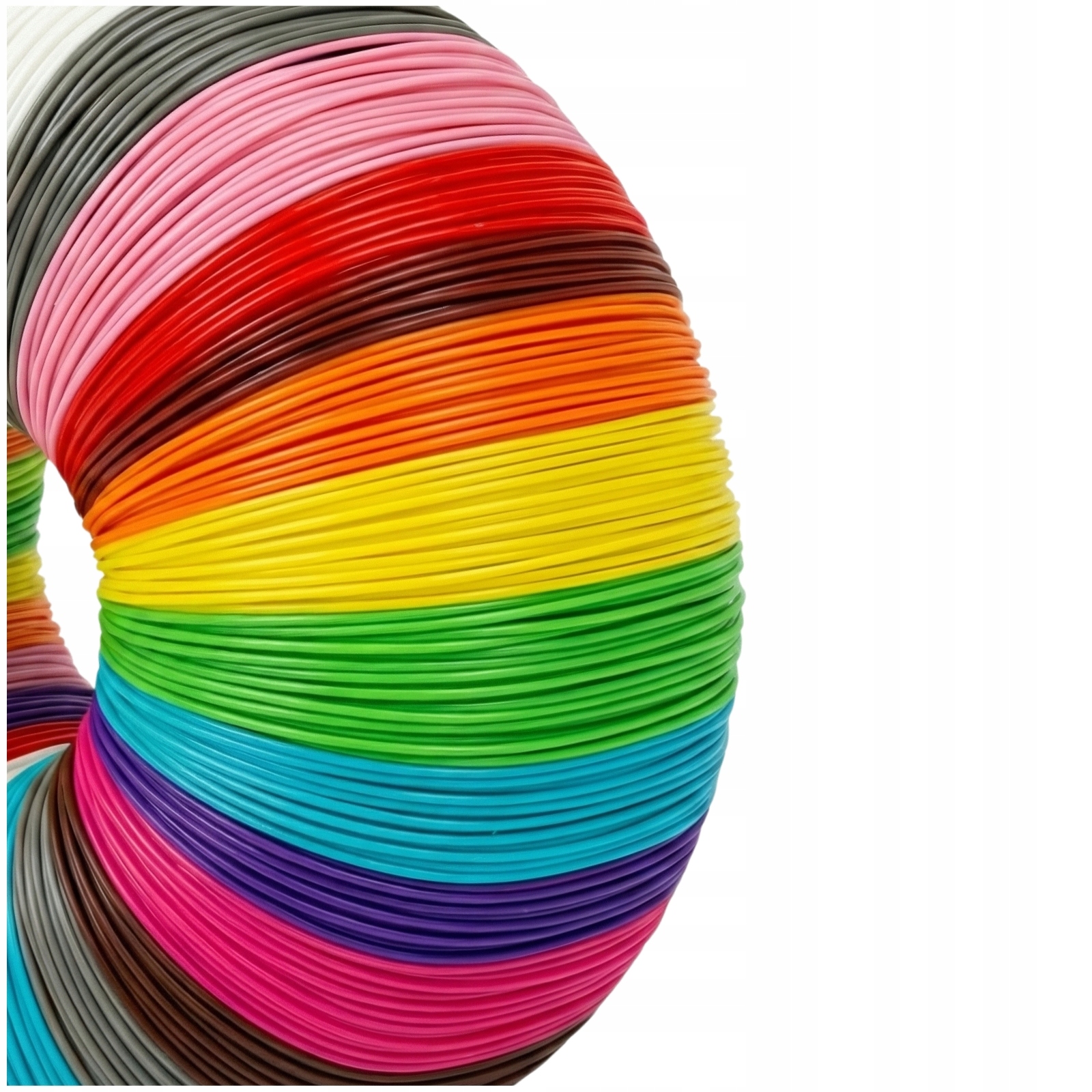 Filament null PLA  Tęczowy (RAINBOW)