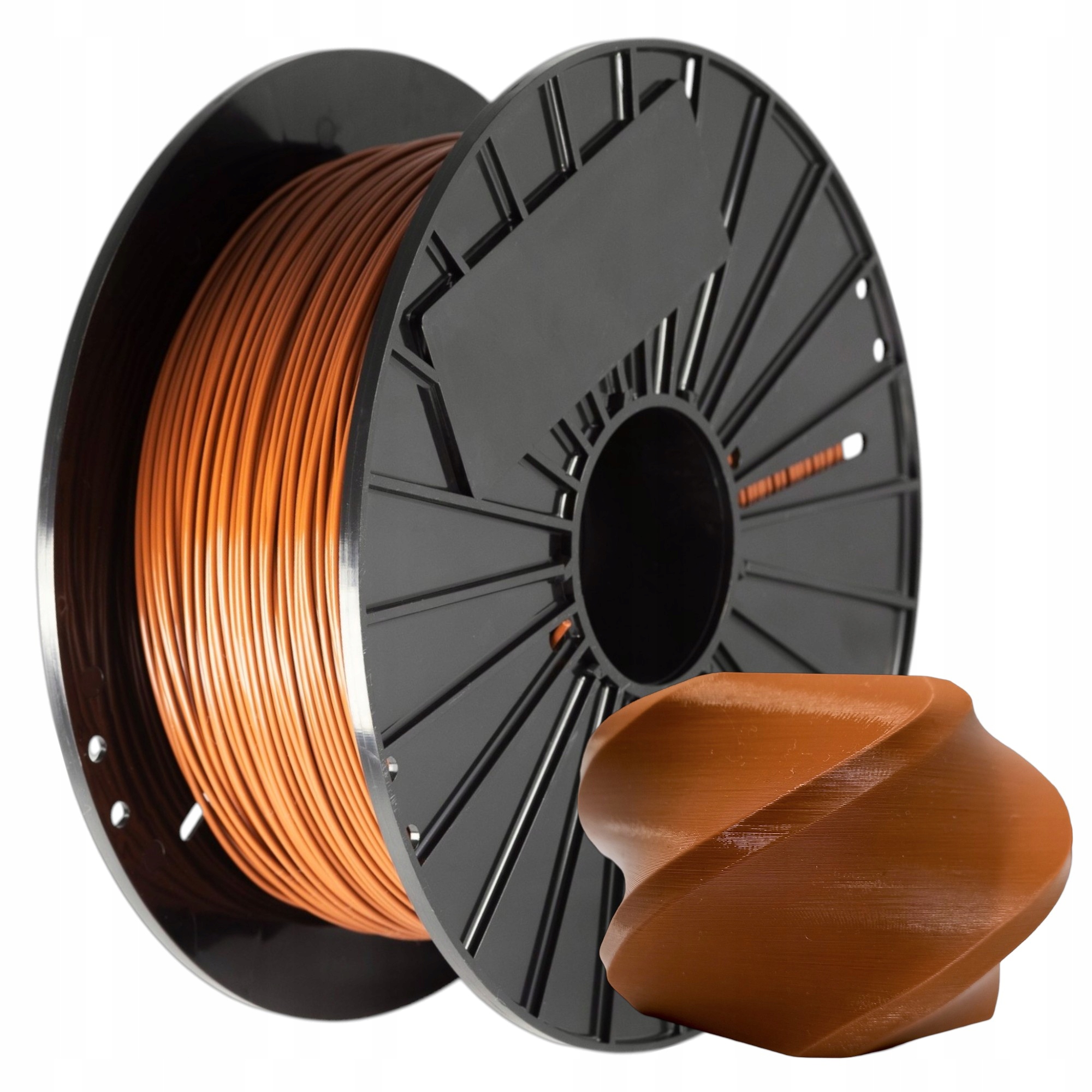 Filament F3D PLA Brązowy Przezroczysty (BROWN TRANSPARENT)