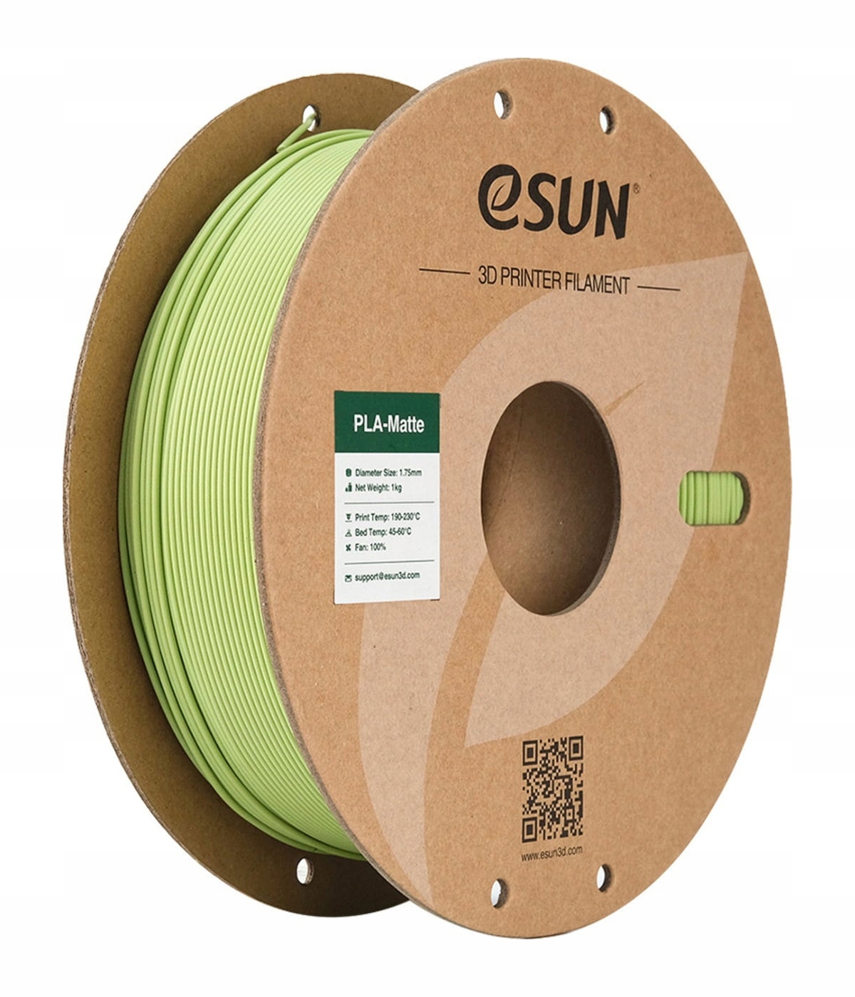Filament eSUN PLA-CF Plus High-Speed Zielony Matowy (GREEN MATTE)
