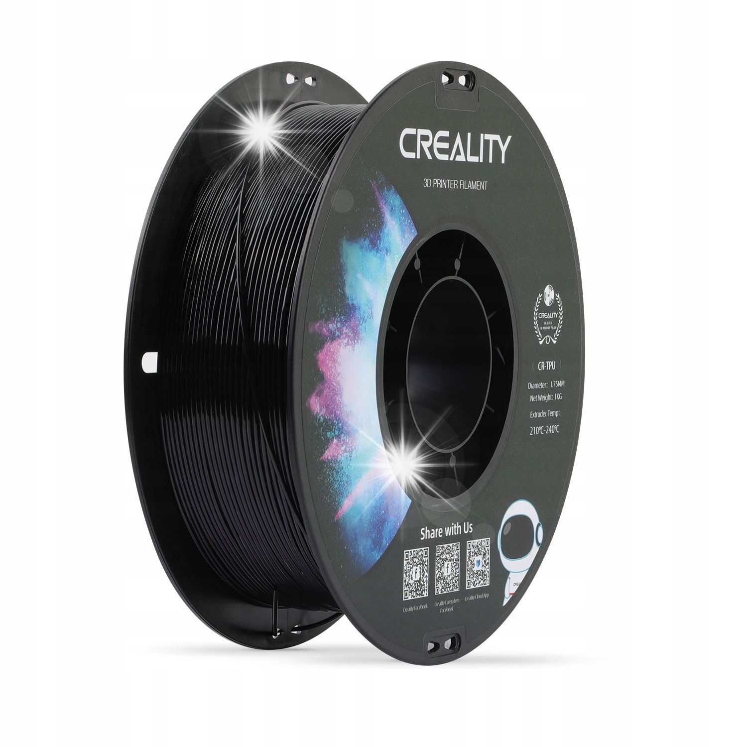 Filament Creality TPU Czarny (BLACK)