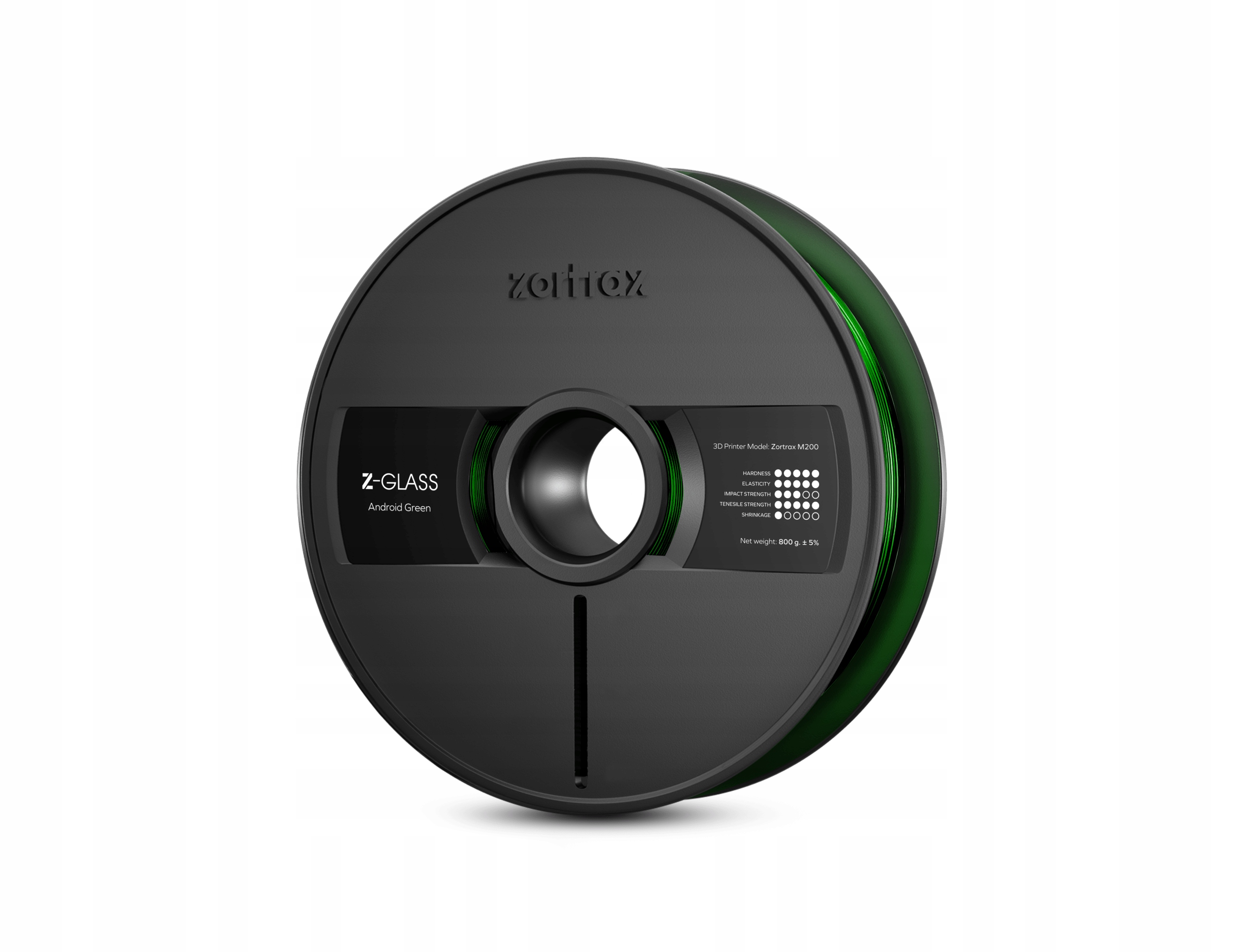 Filament Zortrax PET Zielony (GREEN)