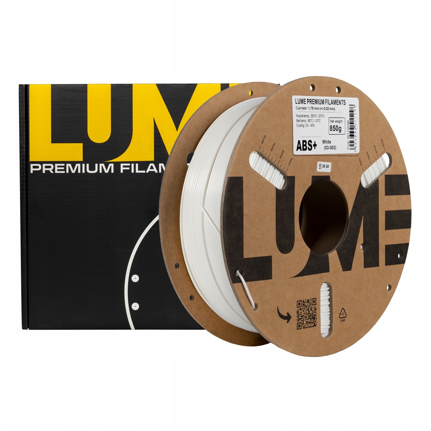 Filament LUME ABS Biały (WHITE)