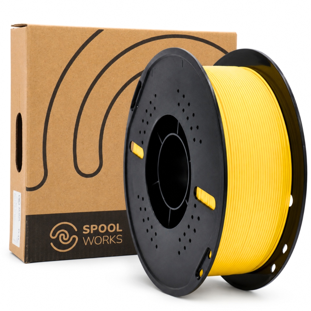Filament SpoolWorks PLA-LW Plus Żółty Matowy (YELLOW MATTE)