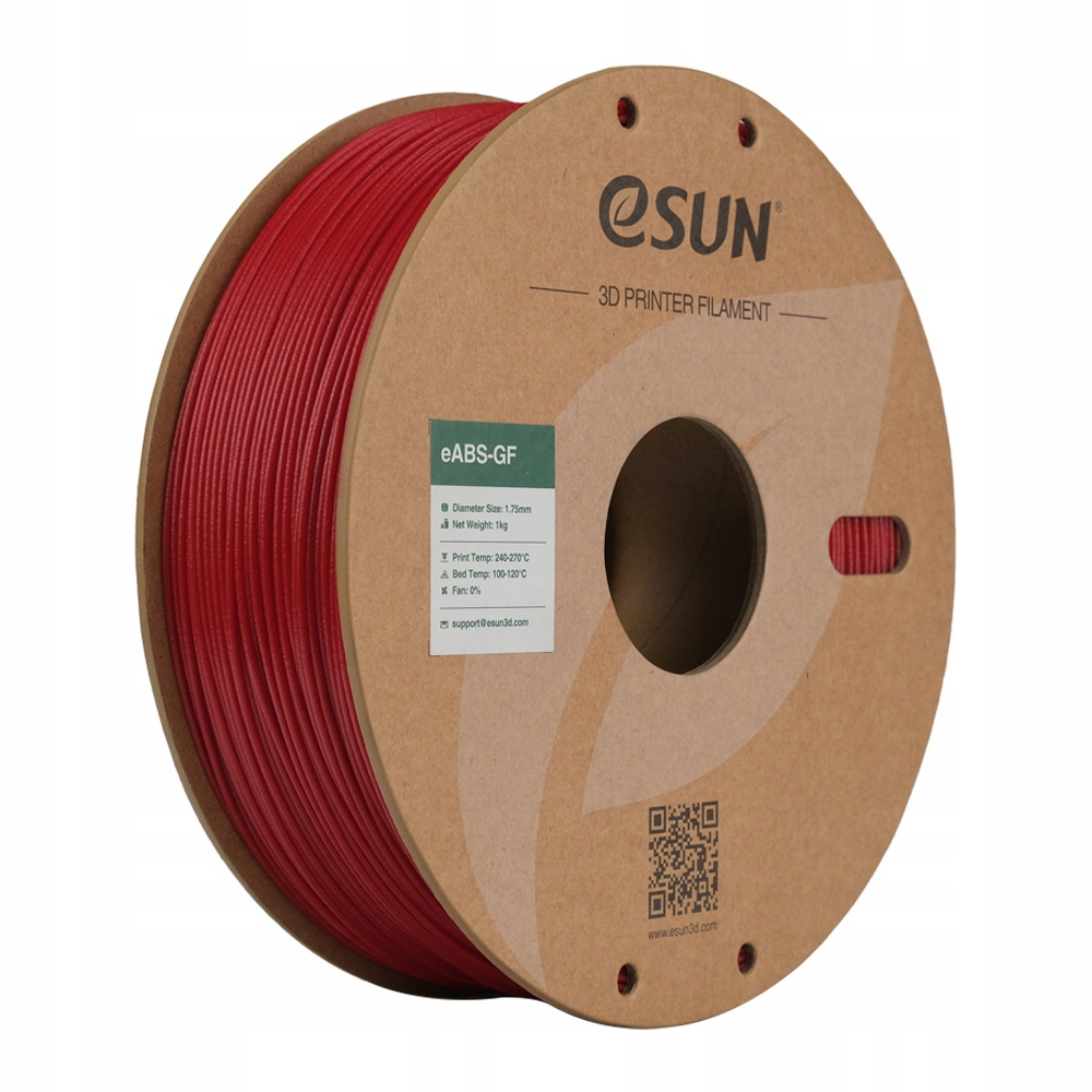 Filament eSUN ABS Czerwony Matowy (RED MATTE)