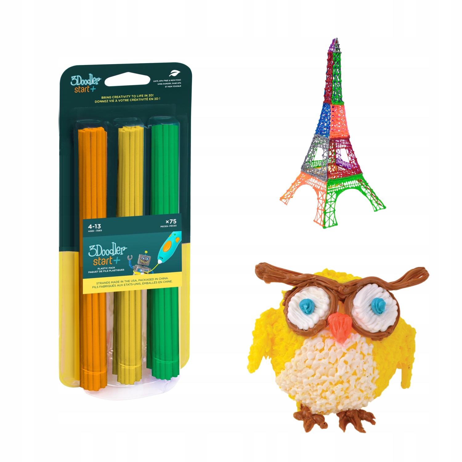 Filament 3Doodler PLA  Tęczowy (RAINBOW)