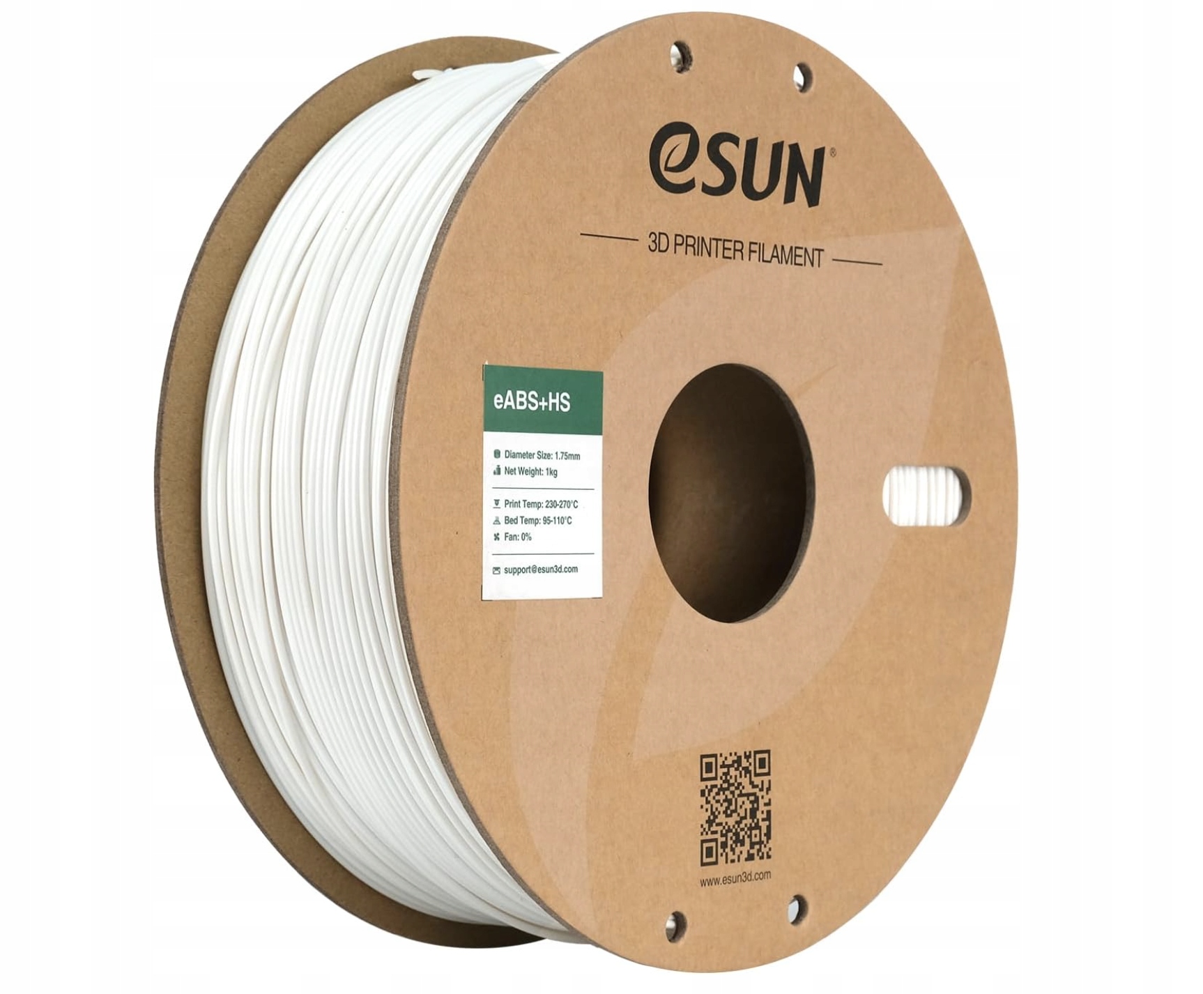 Filament eSUN ABS High-Speed Biały (WHITE)