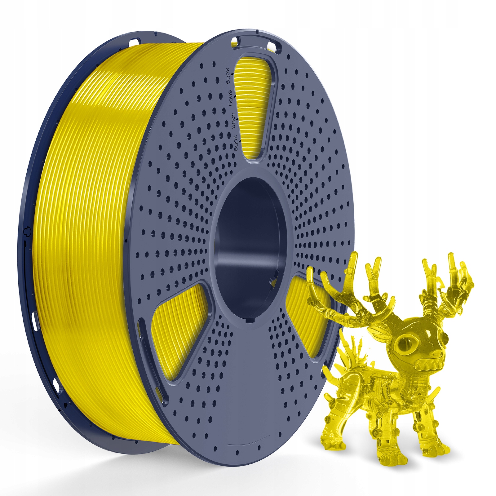 Filament SUNLU PLA Plus Żółty Przezroczysty (YELLOW TRANSPARENT)