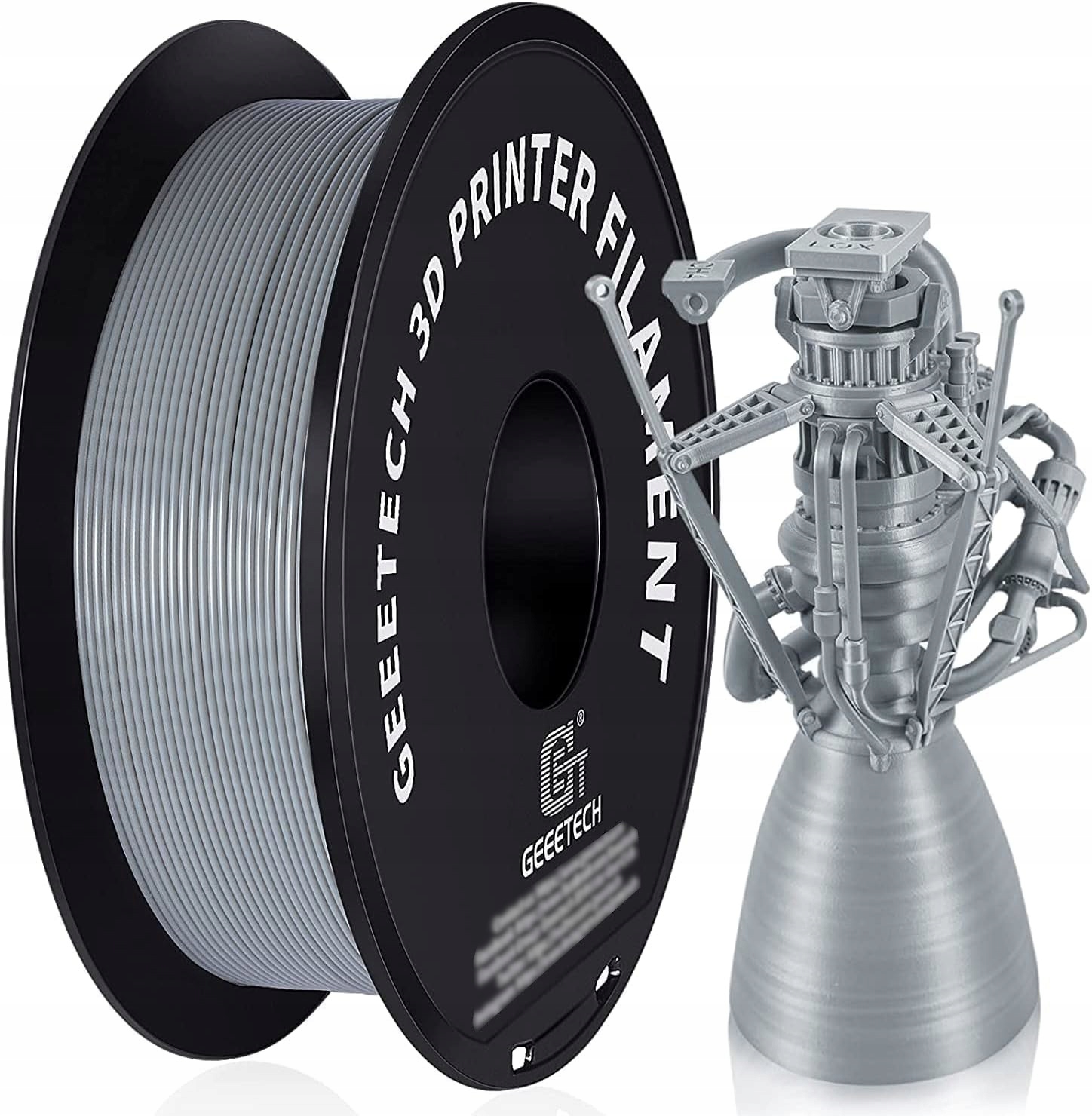 Filament GEEETECH PETG Srebrny (SILVER)