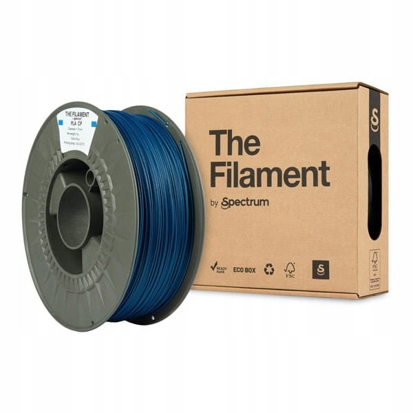Filament Spectrum PLA-CF Niebieski Matowy (BLUE MATTE)