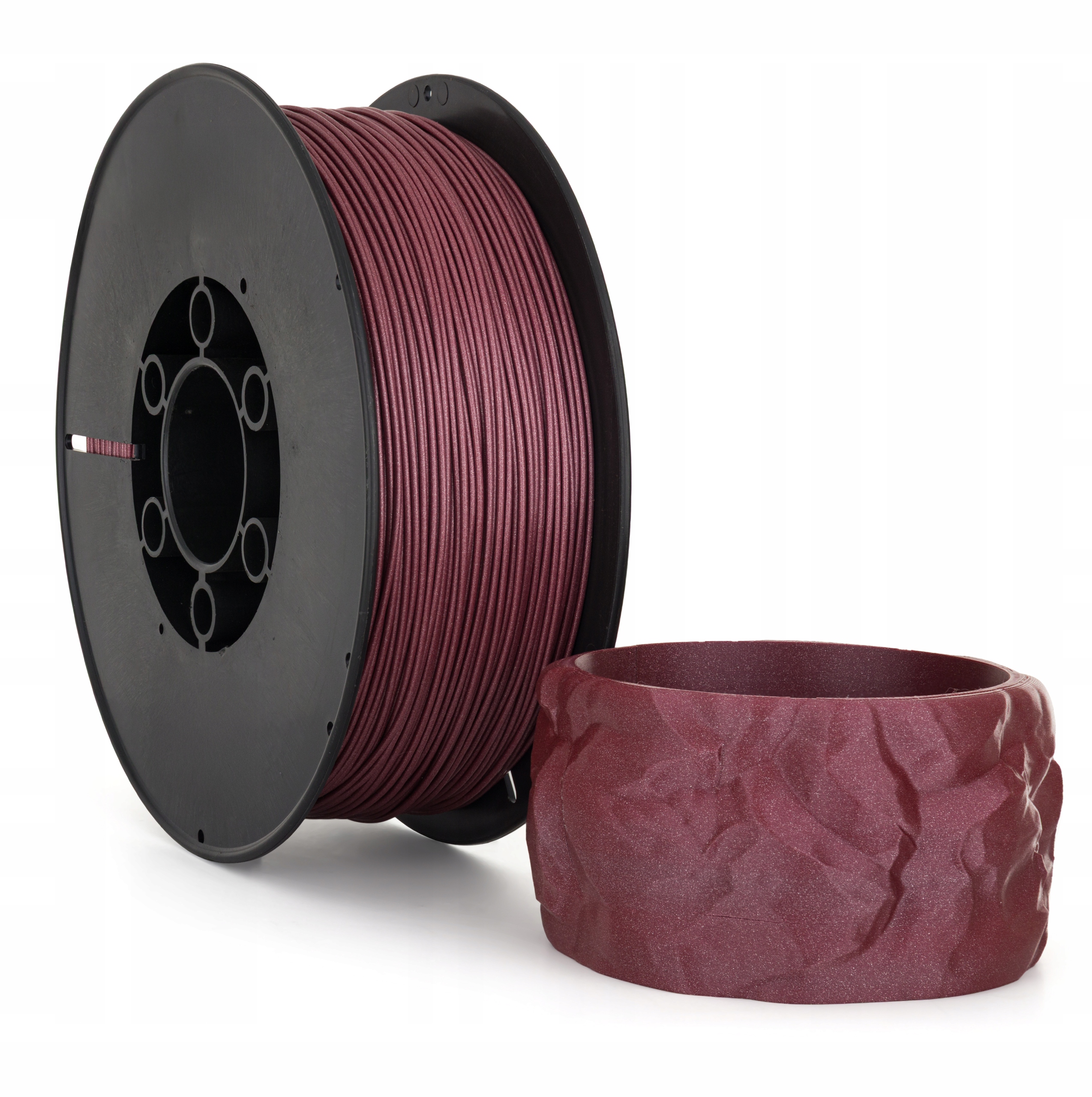 Filament Plastspaw PLA Czerwony Brokatowy/Mieniący (RED GLITTER)