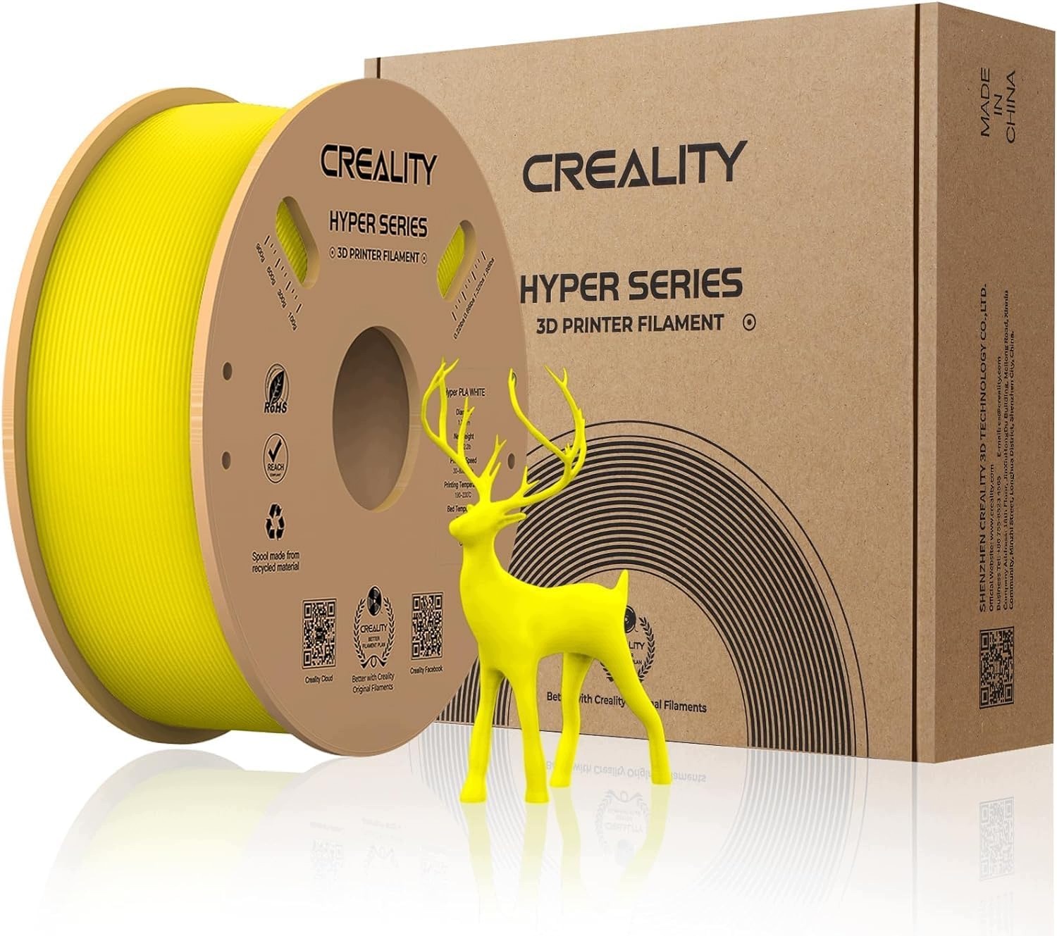 Filament 100 PLA Żółty (YELLOW)
