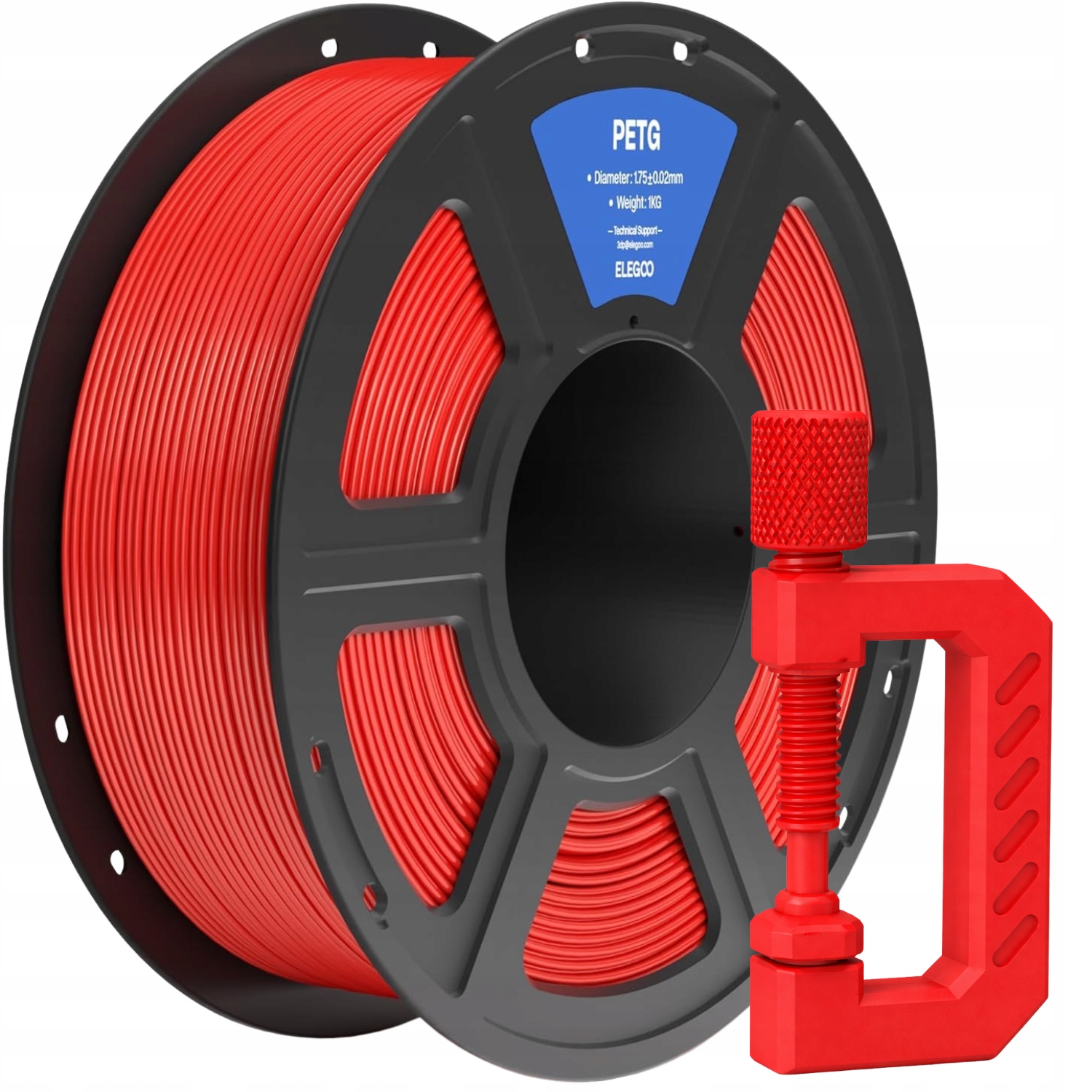 Filament Elegoo PETG Czerwony (RED)