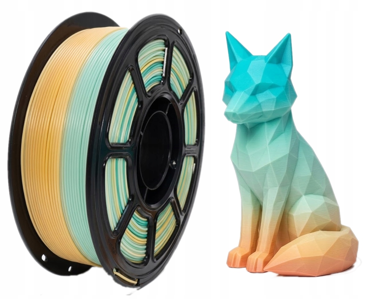 Filament KBR Games PETG  Tęczowy (RAINBOW)