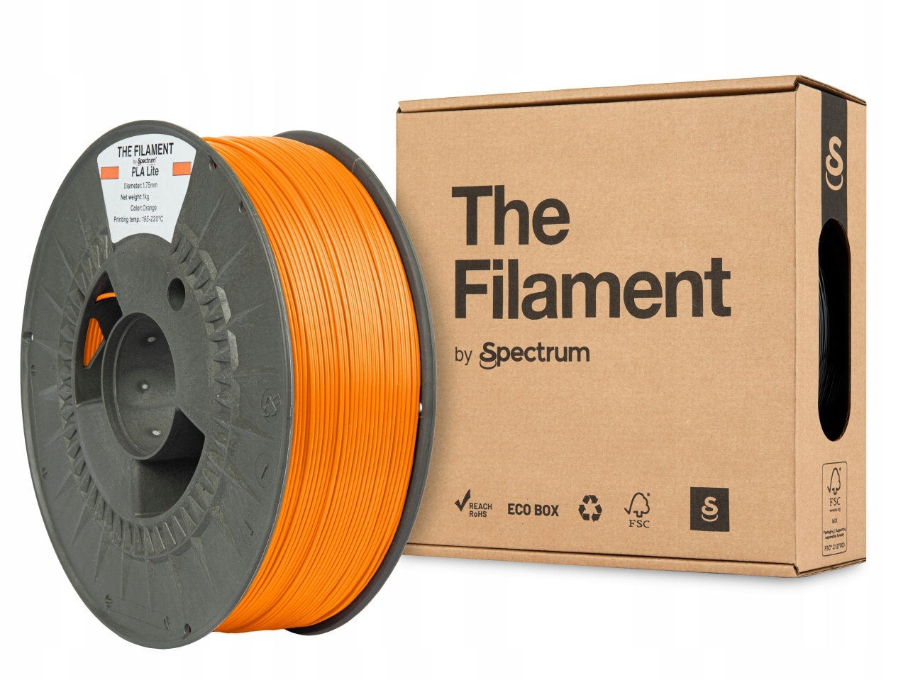 Filament Spectrum PLA Pomarańczowy (ORANGE)